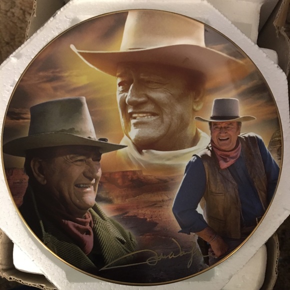 John Wayne collectors plate